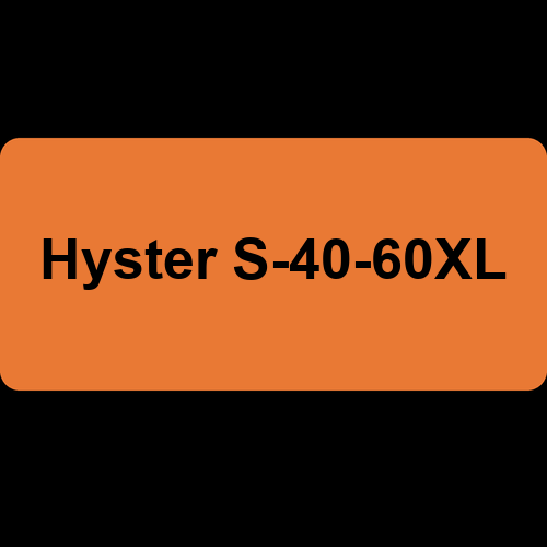 Hyster S-40-60XL